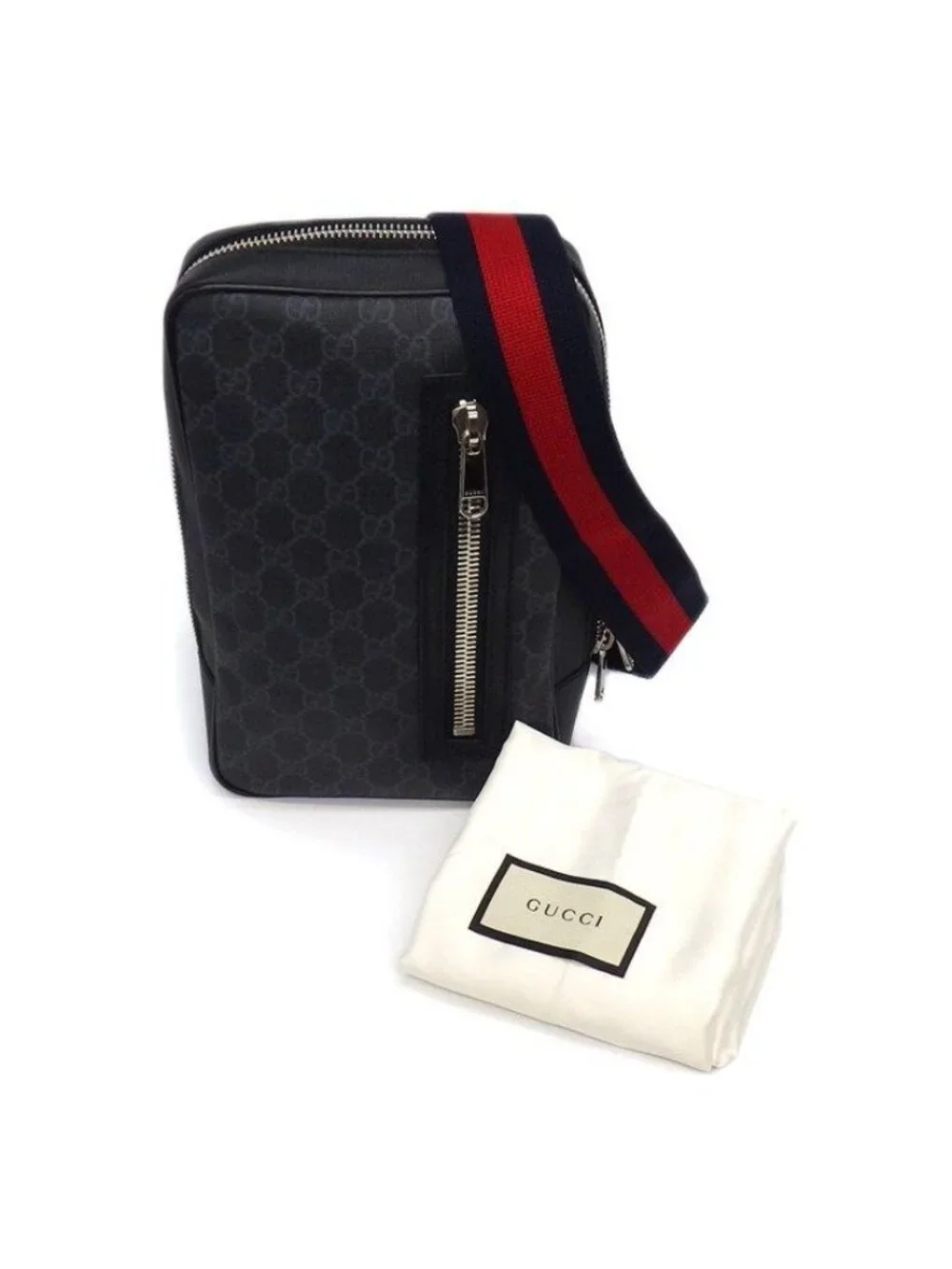 Gucci Belt Bag Soft GG Supreme Black Canvas